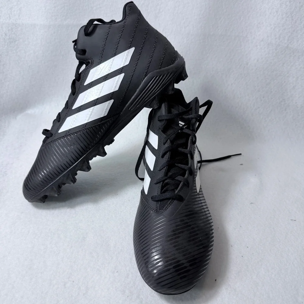 Adidas Freak Mid MD Football Cleats Mens 11.5 Black White BB7688 Mid Top Shoes